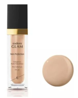 Base Líquida Glam Skin Perfection Com Ácido Hialurônico