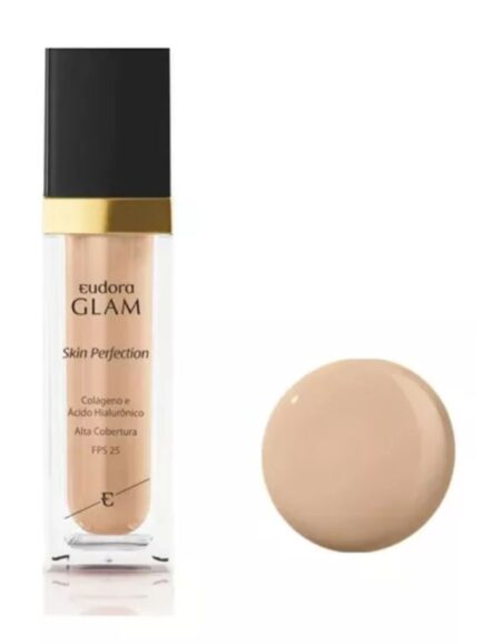 Base Líquida Glam Skin Perfection Com Ácido Hialurônico