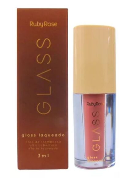 Gloss Laqueado Ruby Rose Glass Bg06 3ml - Coral